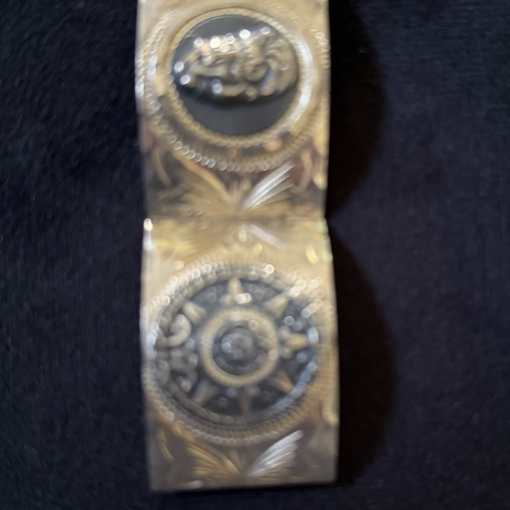Sterling Silver Story Panel Bracelet - Picture 7 of 8
